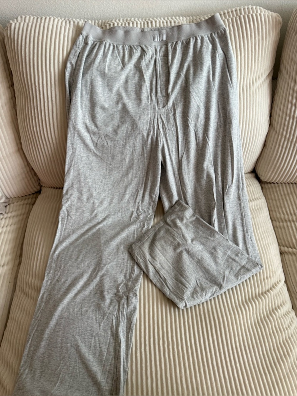 skims gray pajama pants